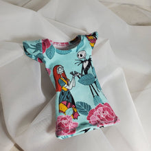 Load image into Gallery viewer, BJD Jack and Sally Simply Meant to Be Fitted T-Shirt 1/3 SD - Blue Bird Doll Shop