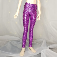 Load image into Gallery viewer, BJD Magenta Mermaid Core Leggings 1/4 MSD - Blue Bird Doll Shop