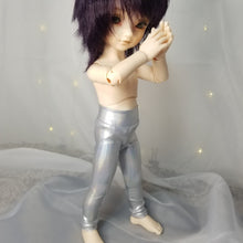 Load image into Gallery viewer, BJD Opal Rainbow Holo Leggings 1/6 YoSD - Blue Bird Doll Shop