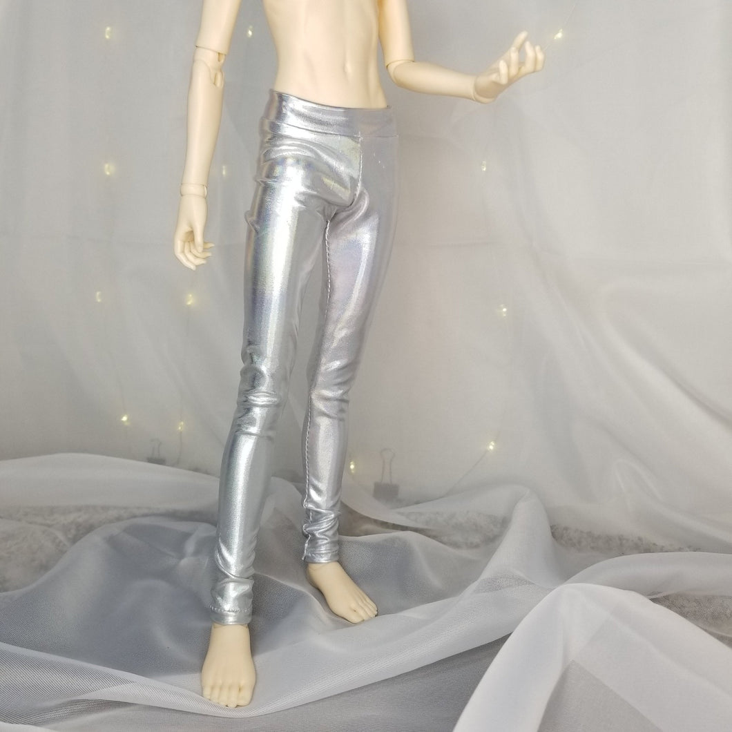 BJD Opal Rainbow Holo Leggings 1/4 MSD - Blue Bird Doll Shop