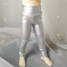 Load image into Gallery viewer, BJD Opal Rainbow Holo Leggings 1/6 YoSD - Blue Bird Doll Shop
